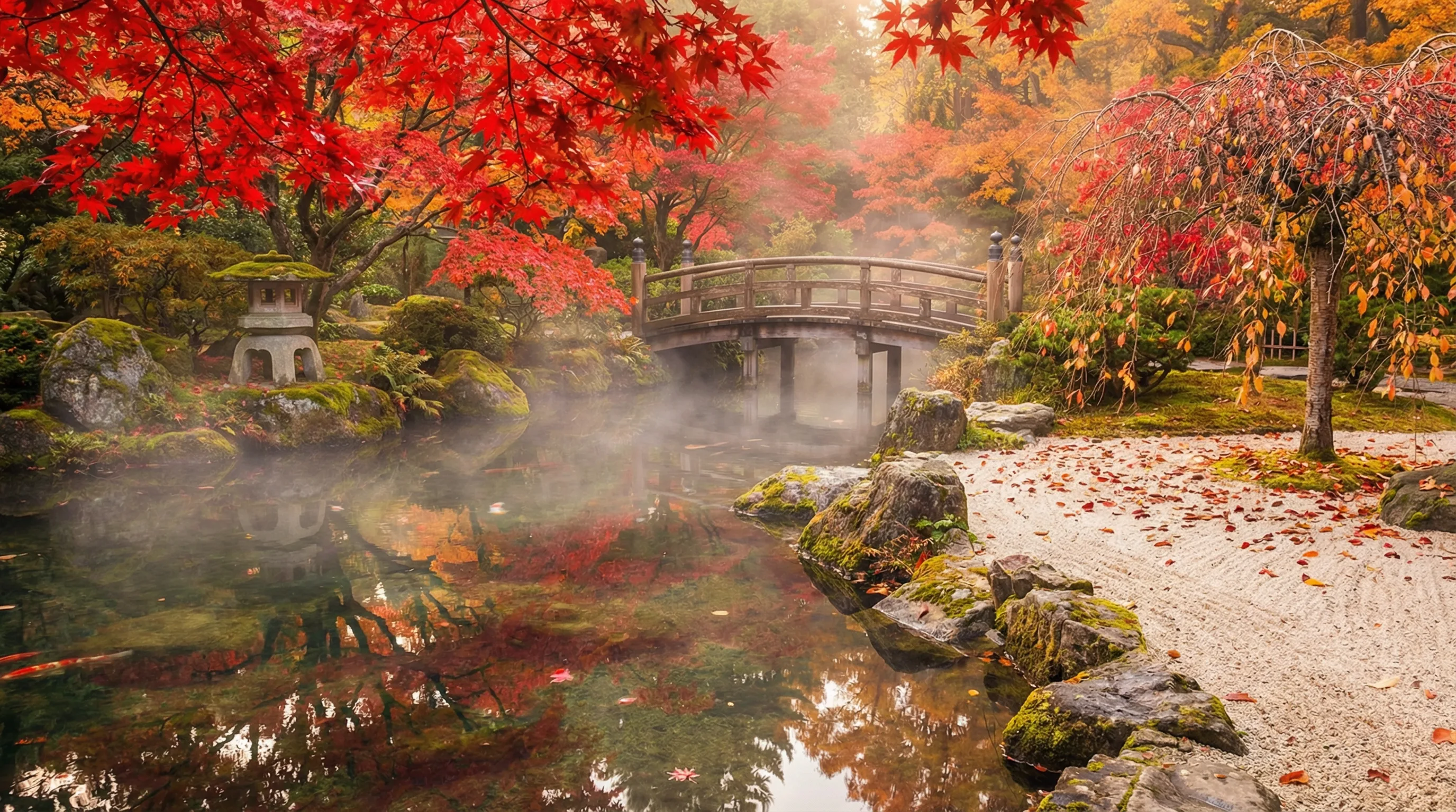 国产主播热门视频 - 日式庭院秋韵